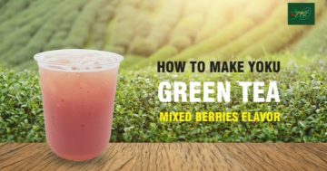 How to make Yoku | Green tea | Mixed Berries flavor