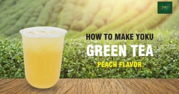 How to make Yoku | Green tea | Peach flavor